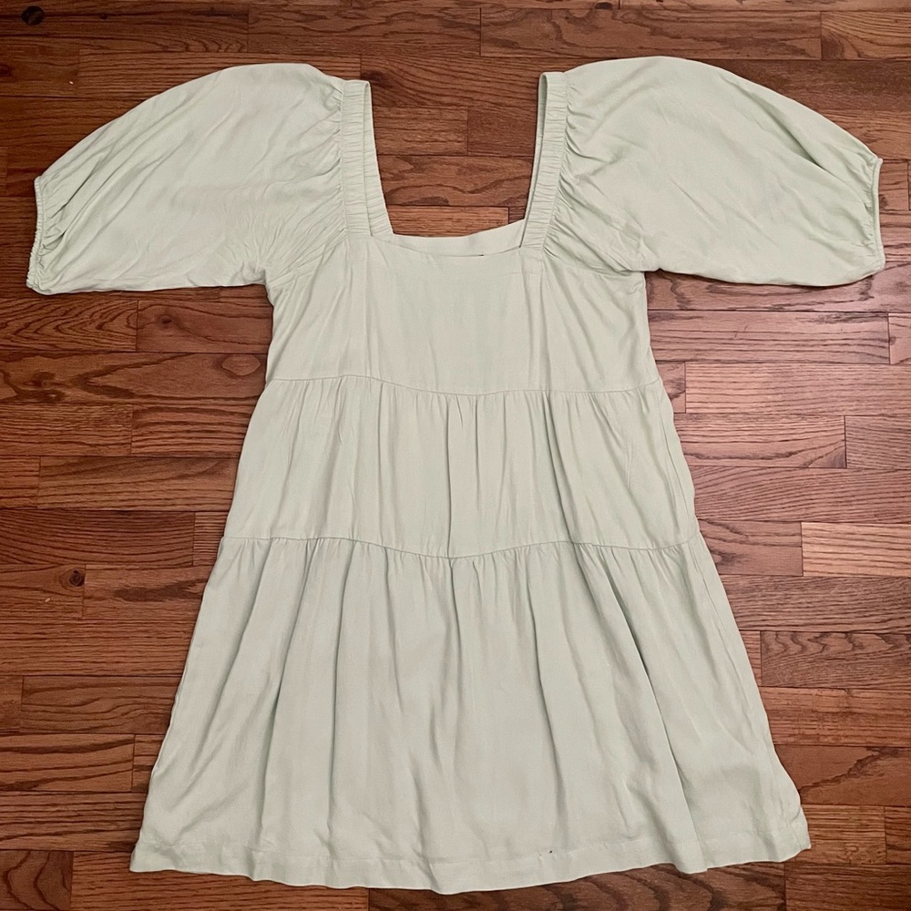 Cottagecore Puff Sleeve Babydoll Dress